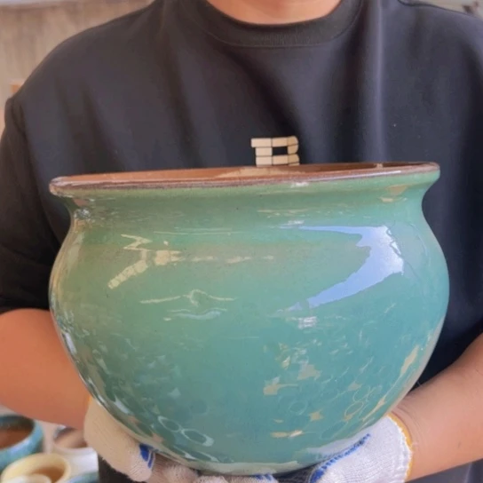 紫砂花盆高19口25————-