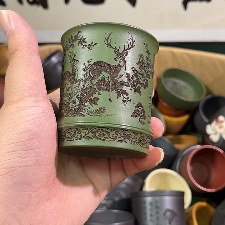 茶杯紫砂全手工紫砂主人杯