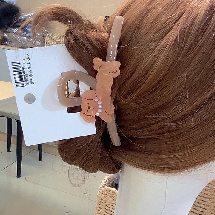 布艺铁合金大号抓夹小狗