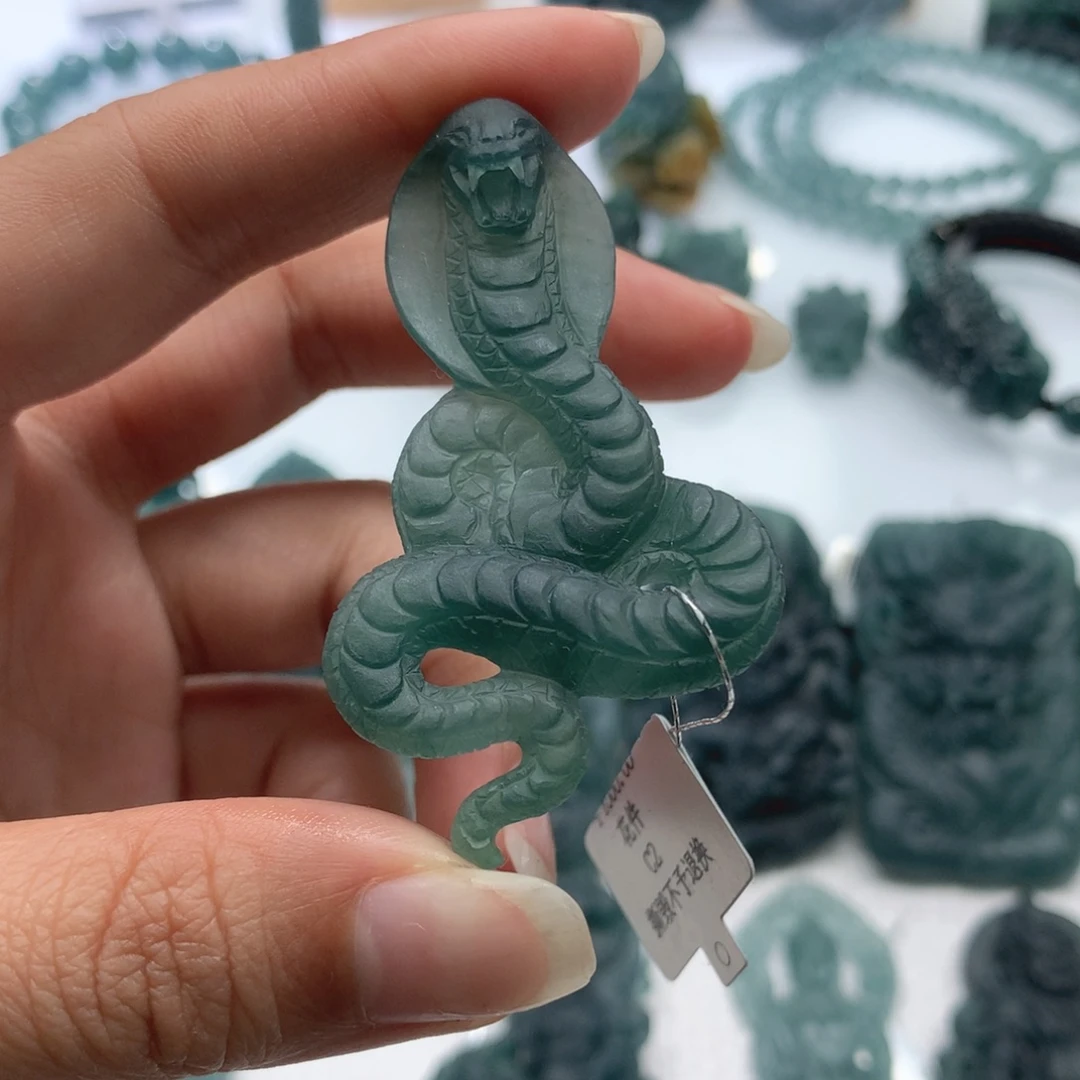 定制翡翠未镶嵌毛货不退不换