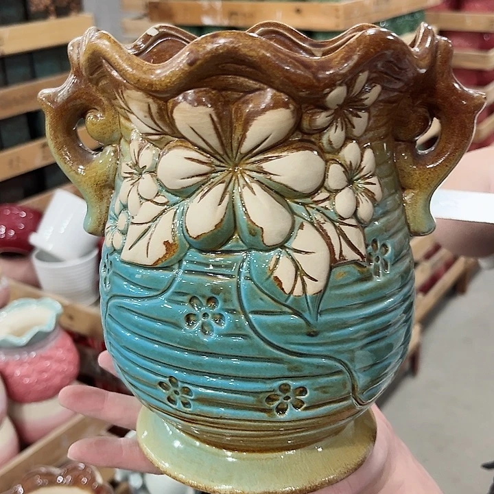 陶瓷陶瓷多肉植物花盆