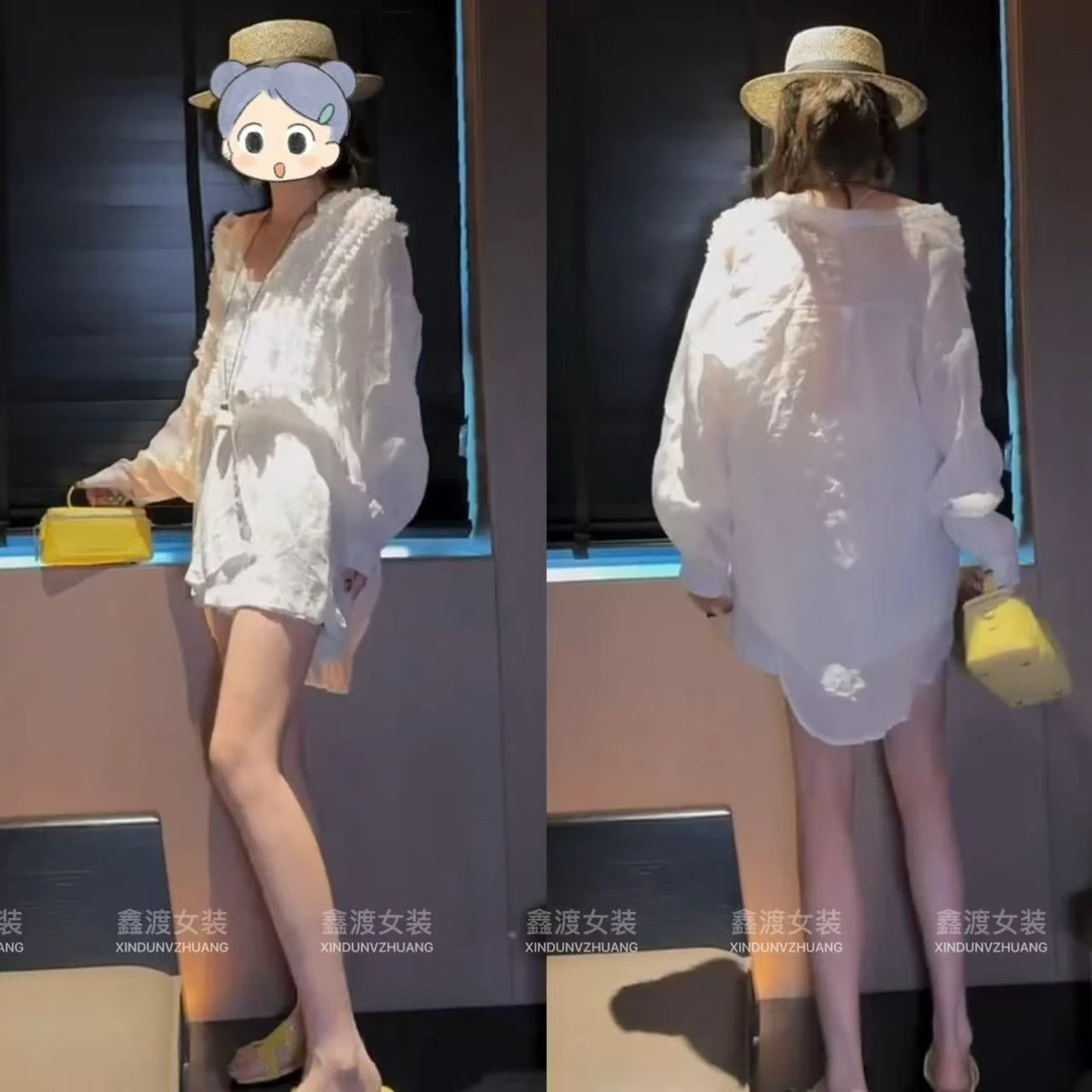 2025夏季新款时尚显瘦气质女士网红洋气两件套百搭款D9723