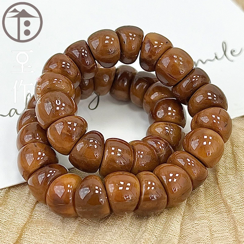 新品库克大肠手串绕指柔文玩盘玩佛珠念珠珠串工厂直供