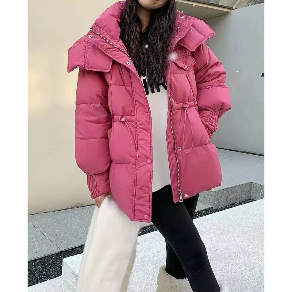 『 羽绒服Q』简约设计百搭时尚高品质厚款羽绒服12230