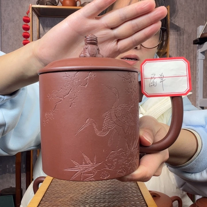 茶杯紫砂原矿紫砂杯