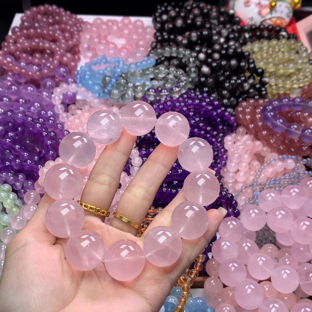 水晶手链未镶嵌缘***.拍3马粉卡20mm+