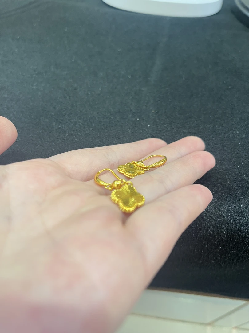 铜合金耳饰 时尚精美花花耳饰