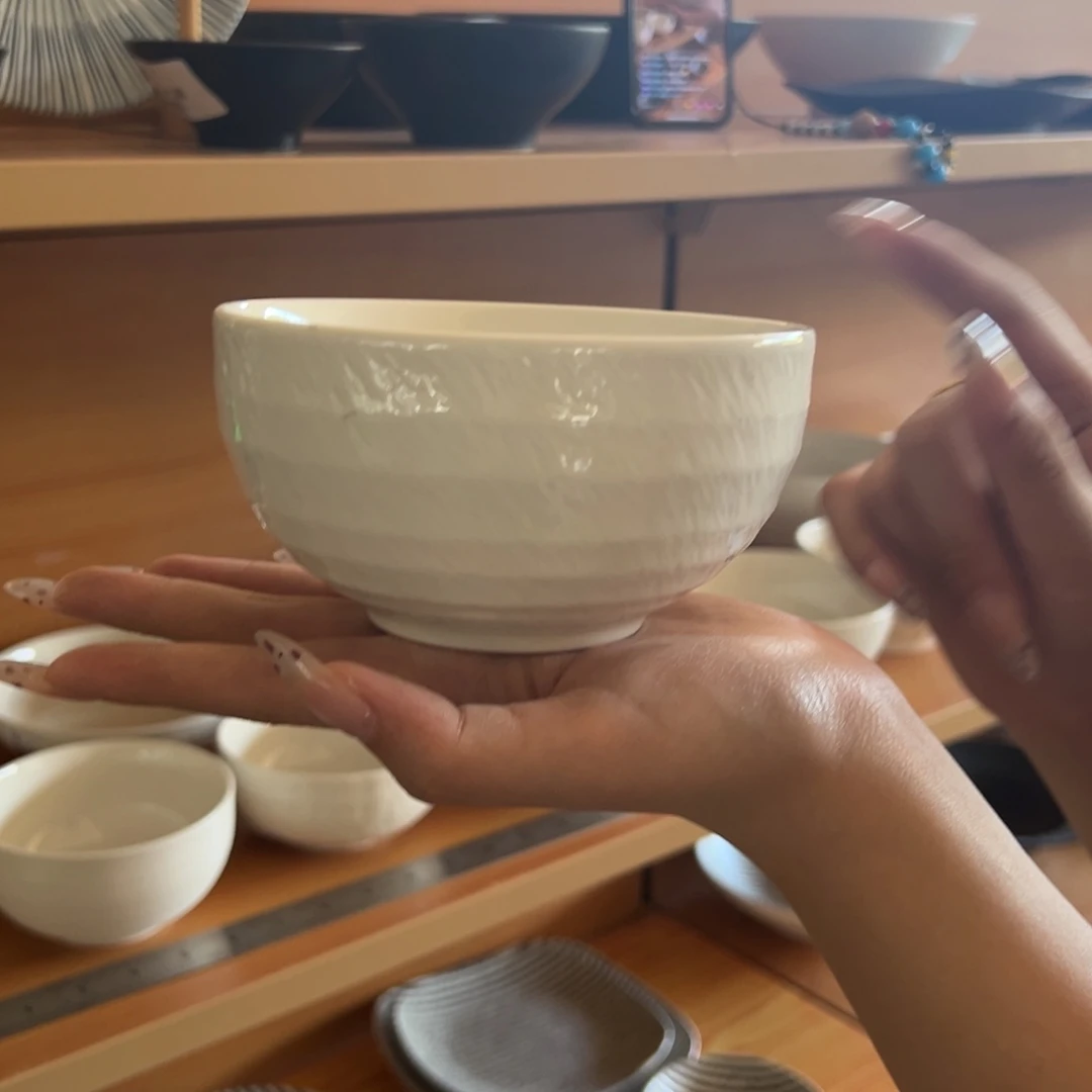 新骨瓷A品 SN白挑刀 5寸 米饭碗