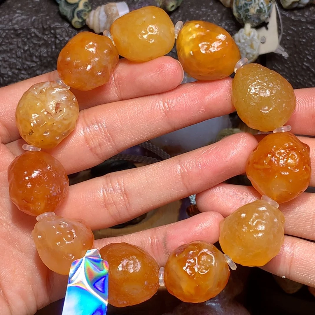 未镶嵌玛瑙/玉髓珠宝半成品