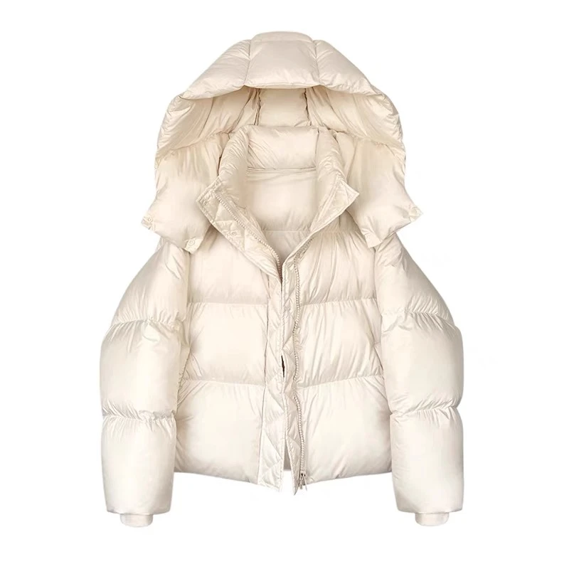 外贸原单厚款立领款休闲简约秋冬加厚潮流冬装轻薄韩版短款短款