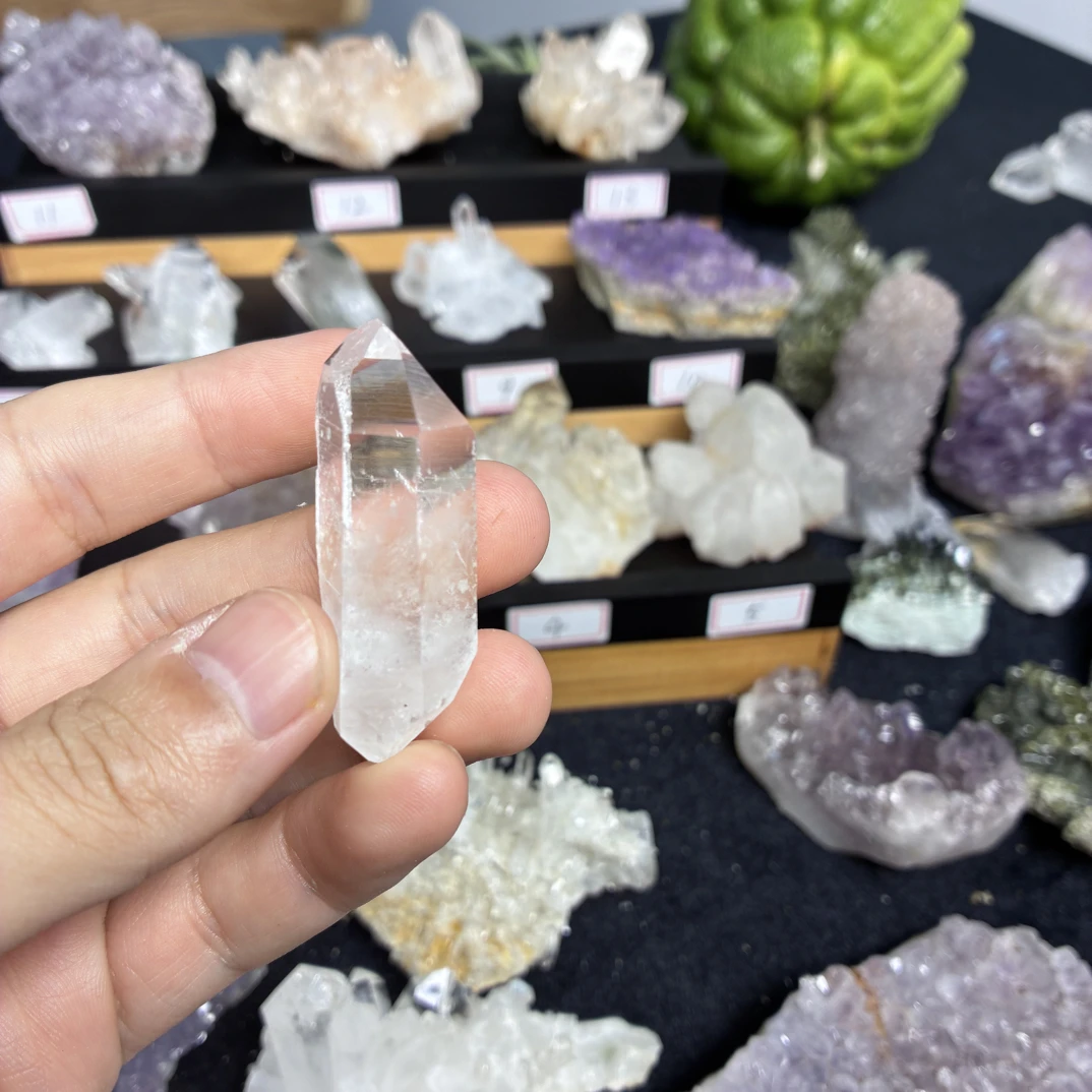 白水晶原石标本小礼物装饰摆件