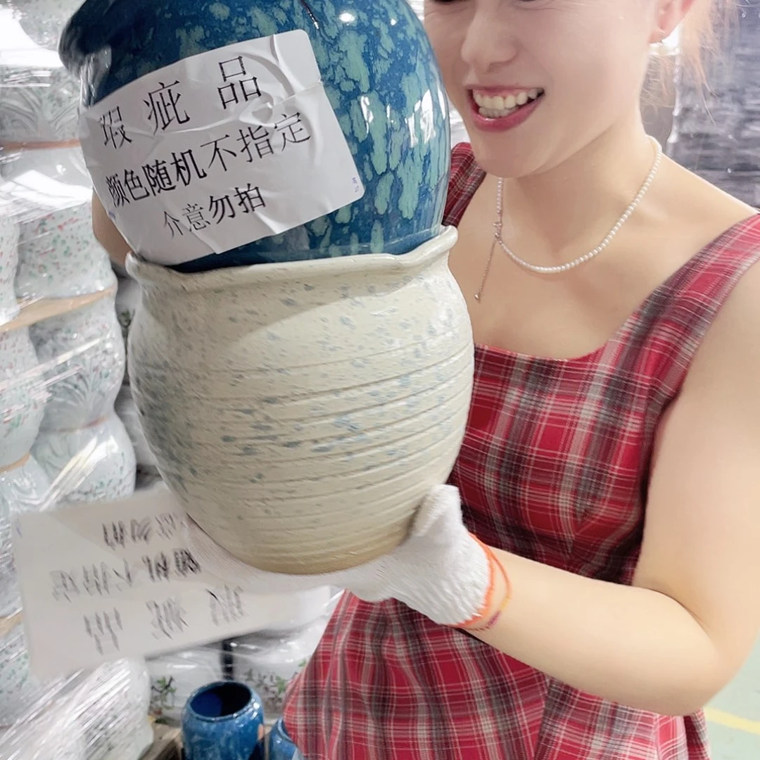 红陶瑕疵高15/15两个