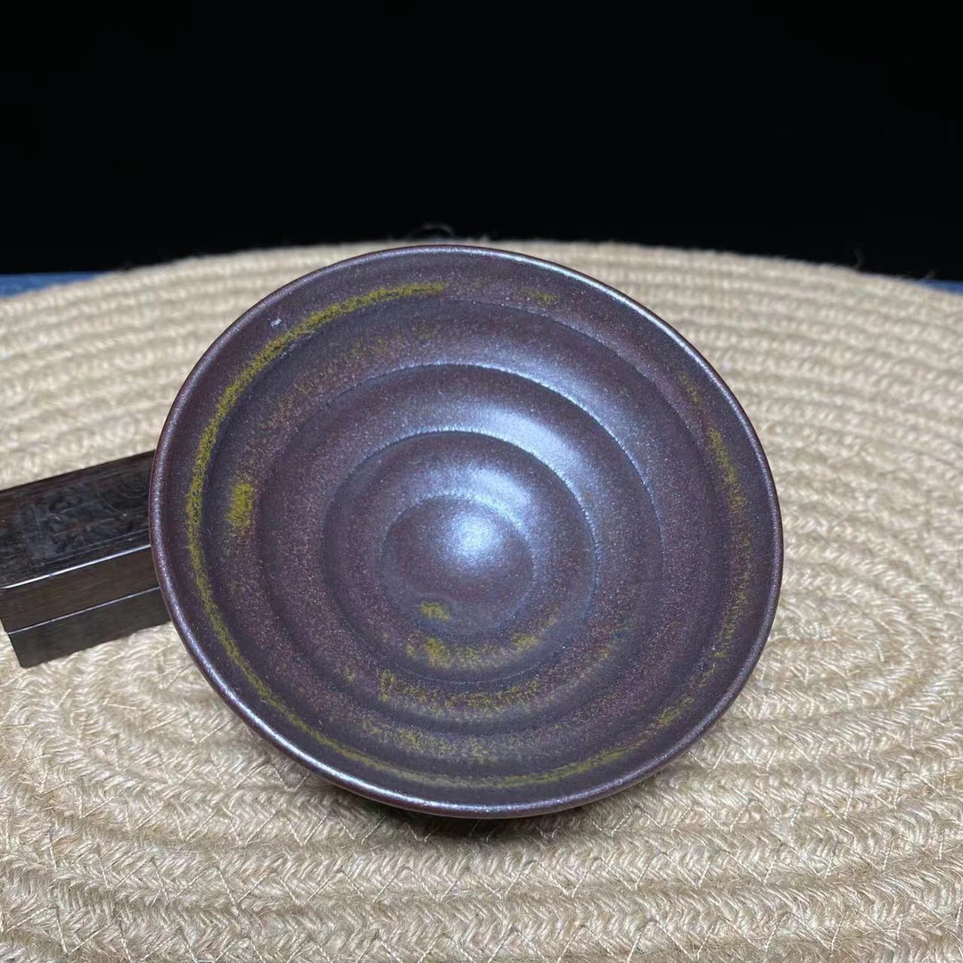 龙窑柴烧建窑建盏天目盏陶瓷主人杯茶杯原矿原釉品茗杯茶具纯手工