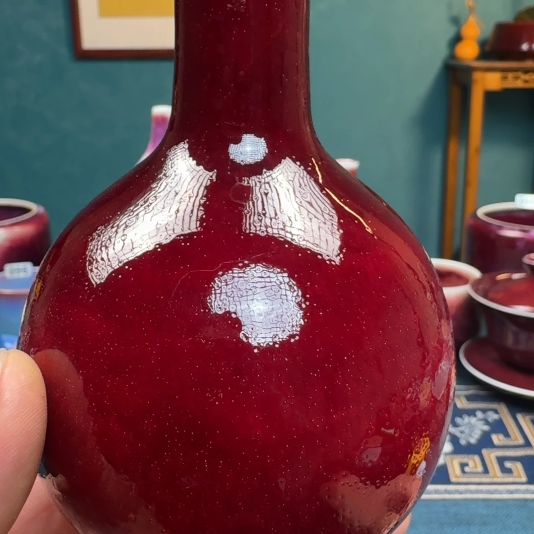 摆件玫****奶入窑一色，出窑万彩