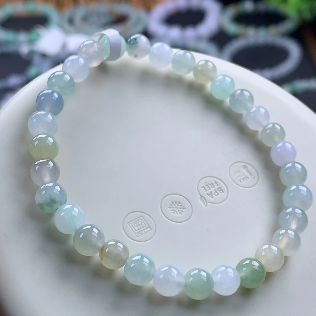 翡翠未镶嵌手链卡6