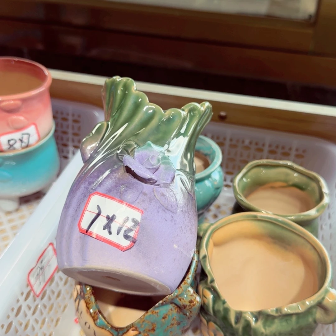 紫砂花盆粗陶粗陶