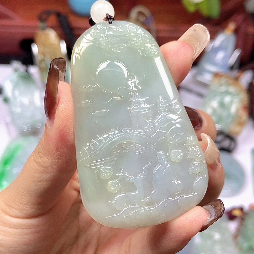 定制翡翠未镶嵌天然翡翠A货