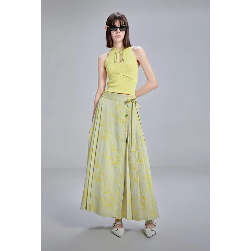 【粉丝专享】时尚中长半裙1F0020