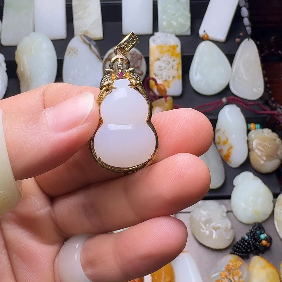 和田玉（白玉）未镶嵌吊坠(不含链)