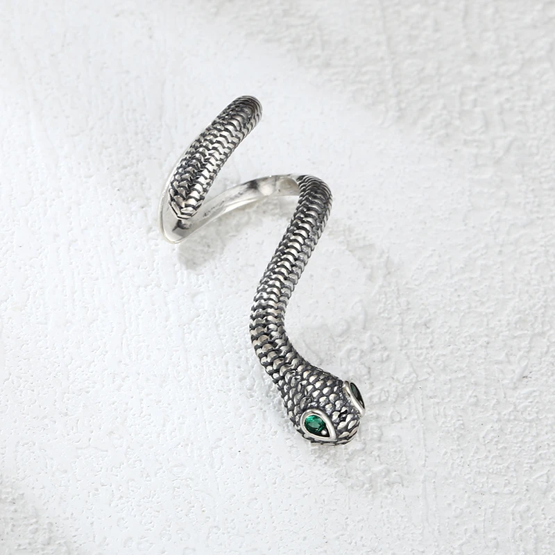 925银耳饰 精工蛇耳夹  耳钉 耳扣 韩版流行精工耳饰027