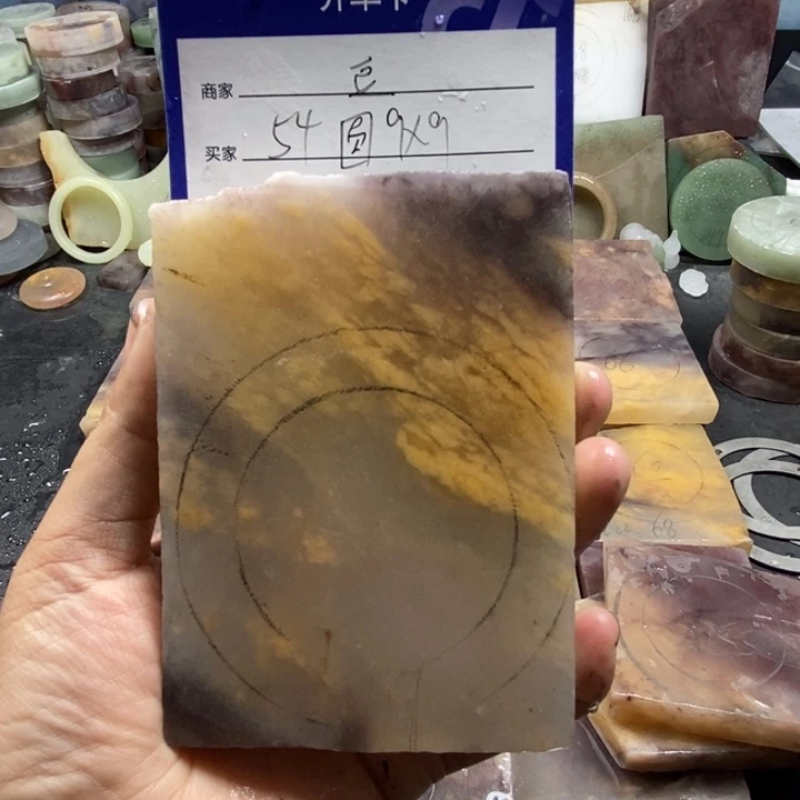 未镶嵌手镯石英质玉豆定制手镯