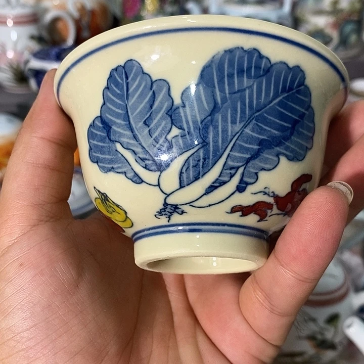 摆件景德镇陶瓷主人杯12344