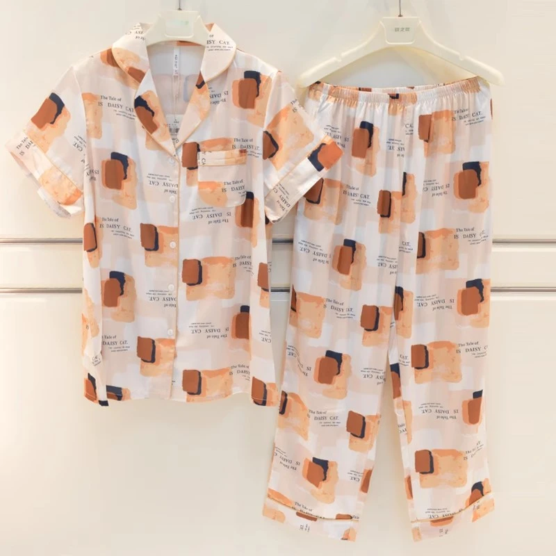 彩色家女士睡衣家居服20781