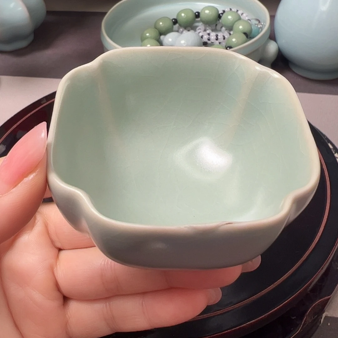 陶汝州市汝州市原产地原矿釉汝瓷微瑕