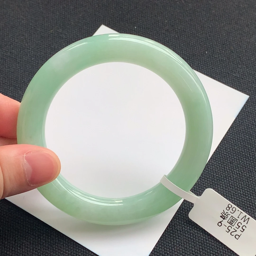 翡翠未镶嵌手镯17号