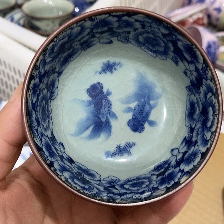 摆件景德镇陶瓷主人杯2345