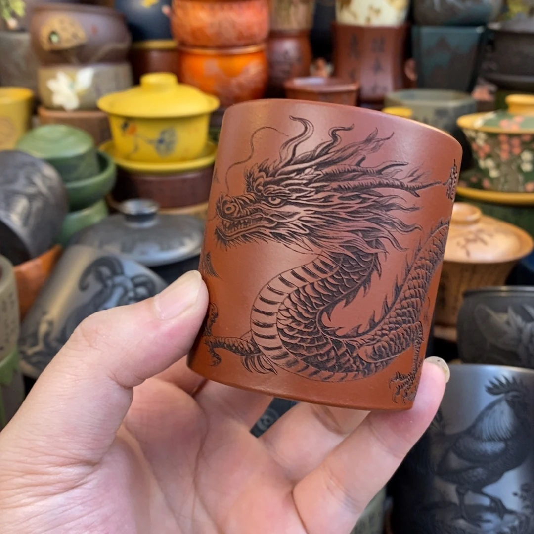 紫砂公道杯宜兴全手工紫砂杯