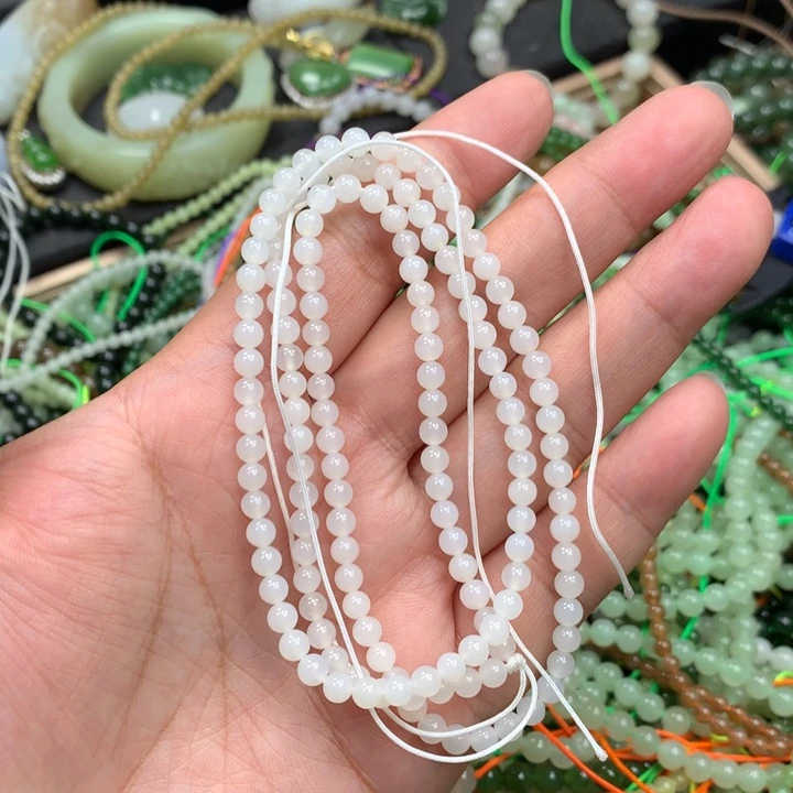 和田玉未镶嵌手链69