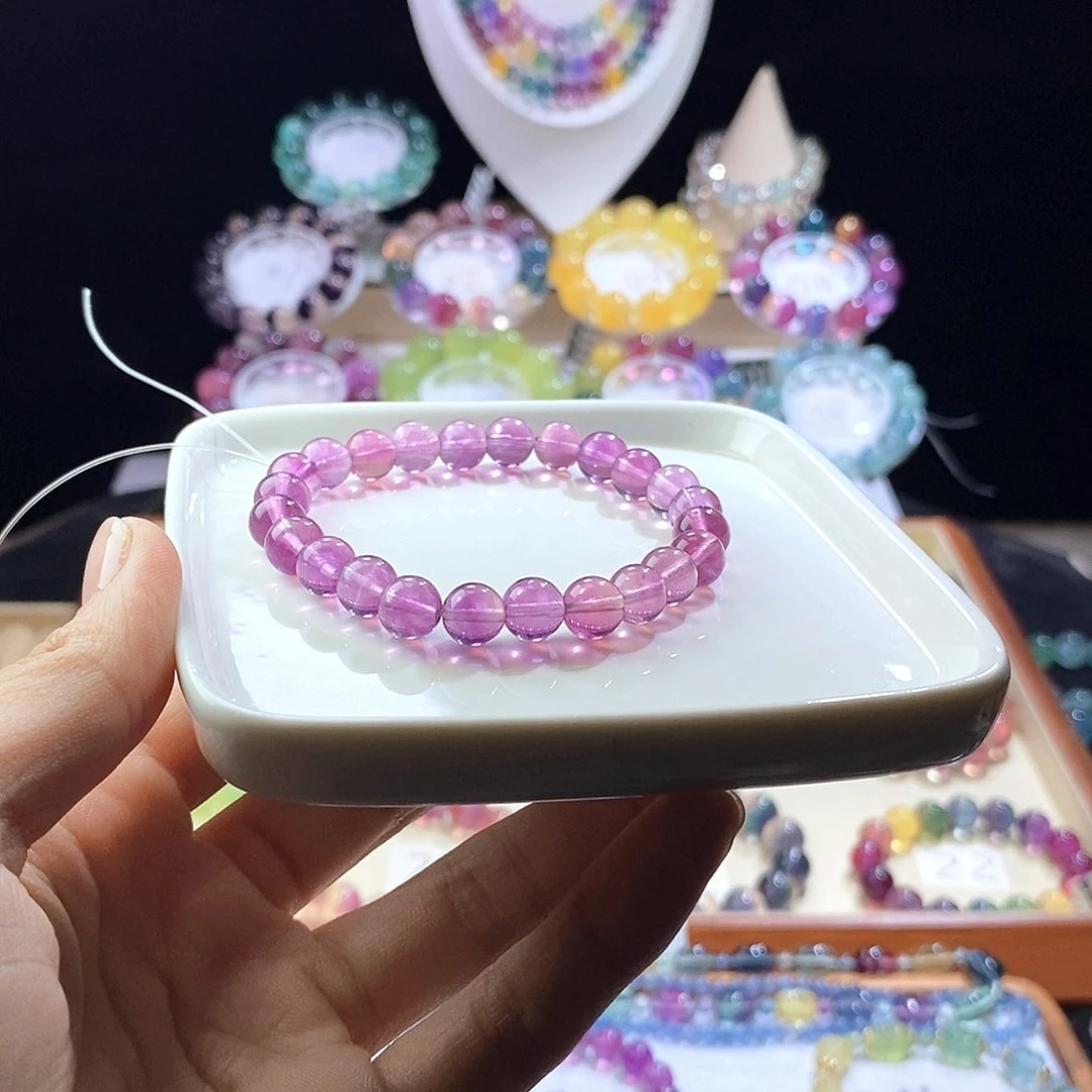 手链未镶嵌萤石新品！水蜜桃8