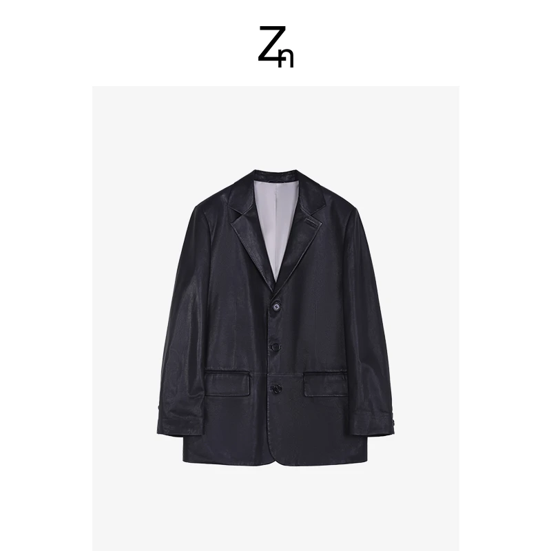 Zn“长期主义”廓形西装外套时尚百搭经典A825Z22183