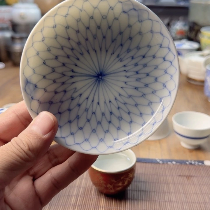 青花瓷器杯子茶具