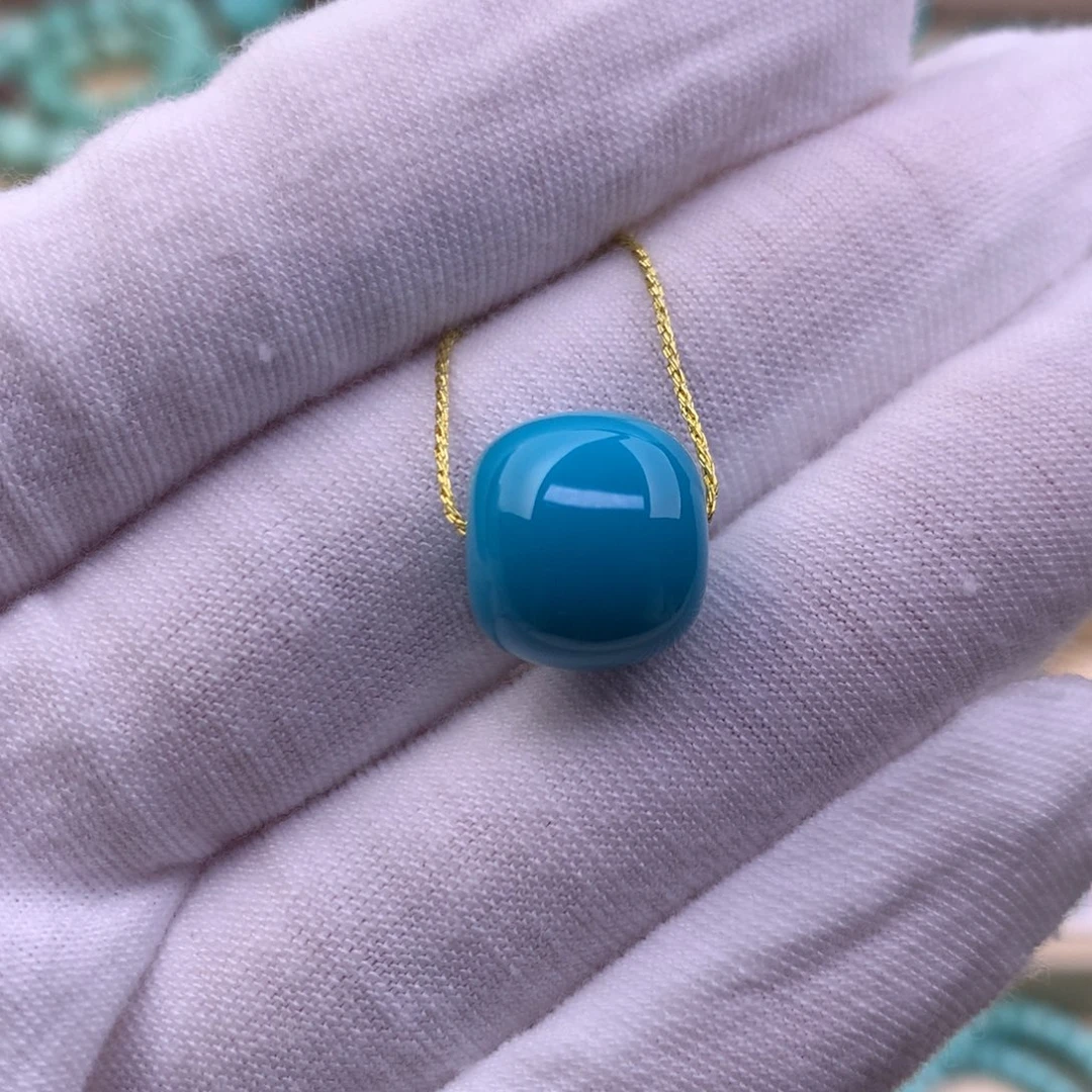 绿松石未镶嵌珠宝奇石12.6*11.5