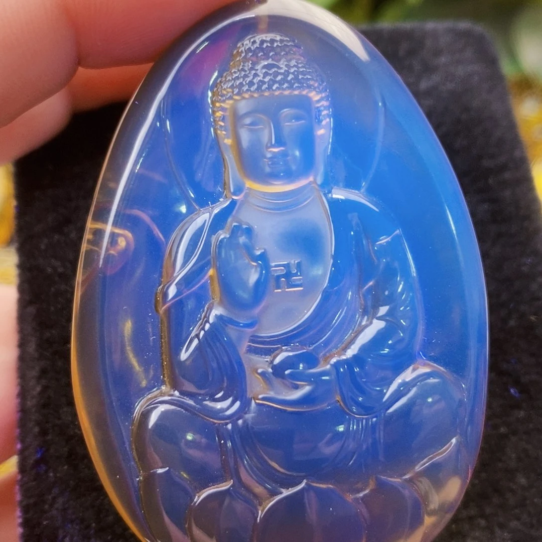【闪购商品】蓝珀吊坠(不含链)未镶嵌