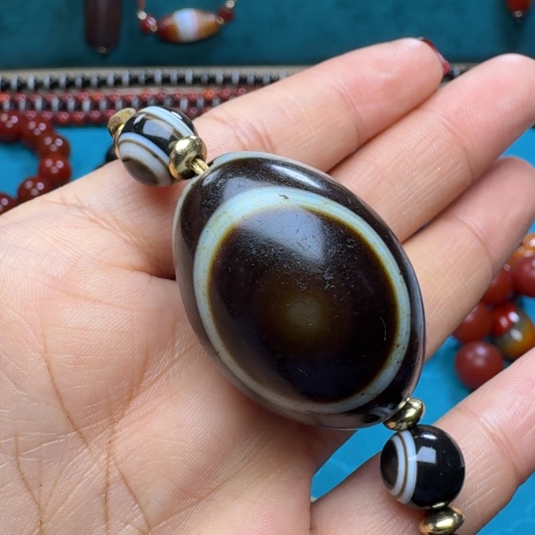 玛瑙/玉髓未镶嵌项链