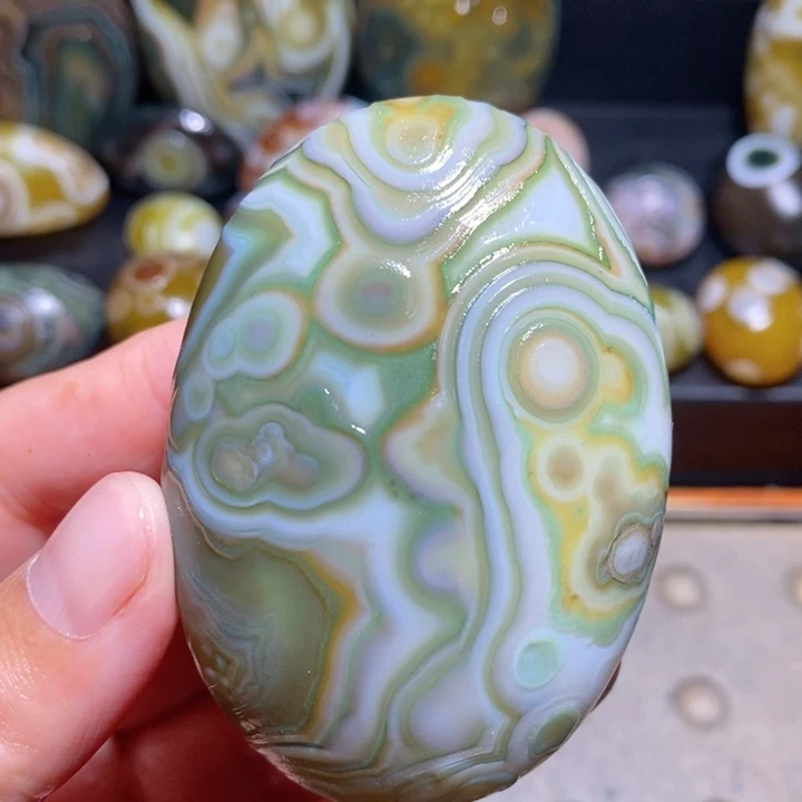 未镶嵌玛瑙/玉髓珠宝半成品10