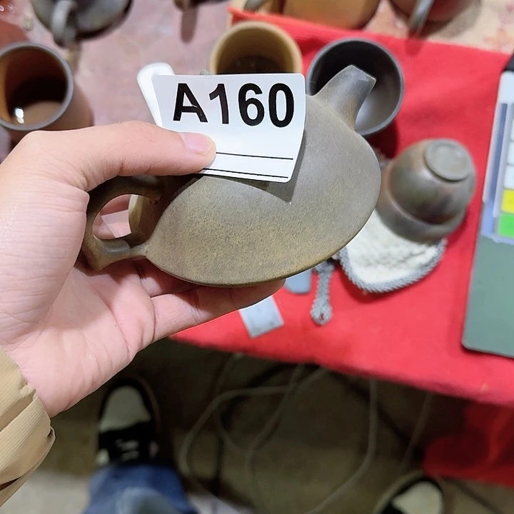 紫砂茶壶追*人坭兴陶柴烧