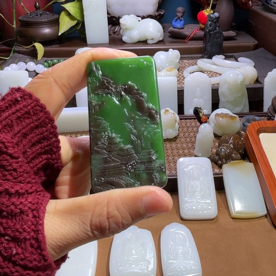 和田玉颈饰未镶嵌