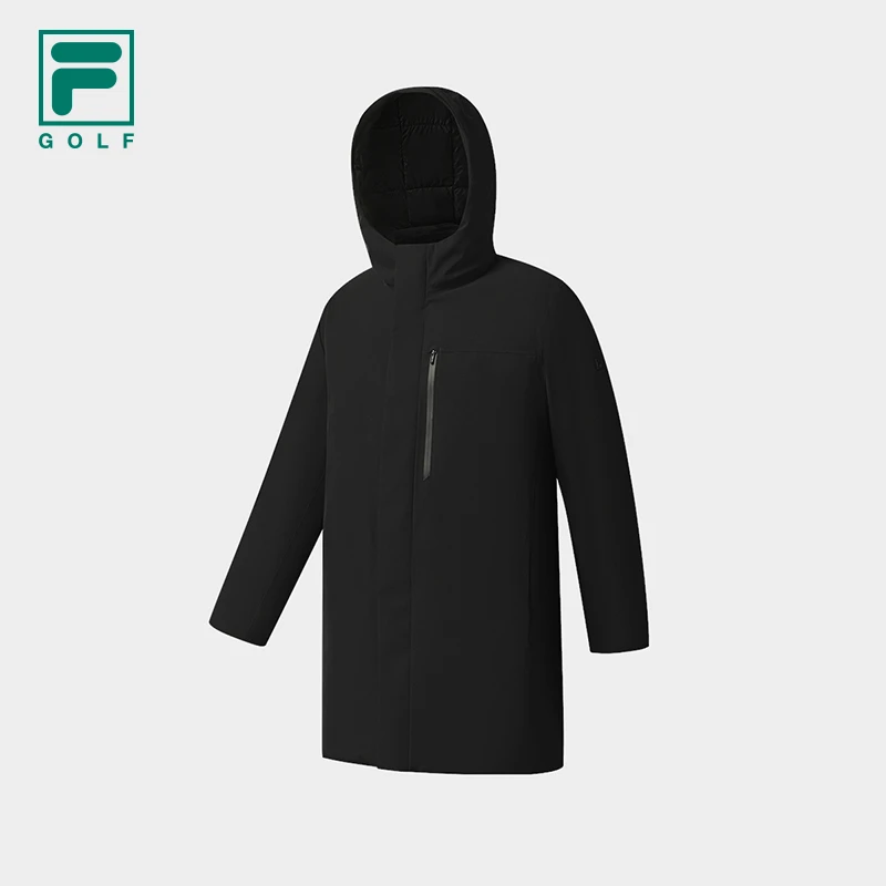 【高尔夫长款羽绒服】Fila/斐乐男秋冬保暖简约运动上衣A11M545921F