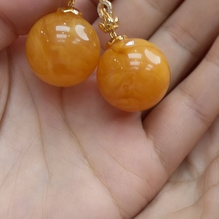 针钠钙石（海纹石）银S925镶嵌颈饰