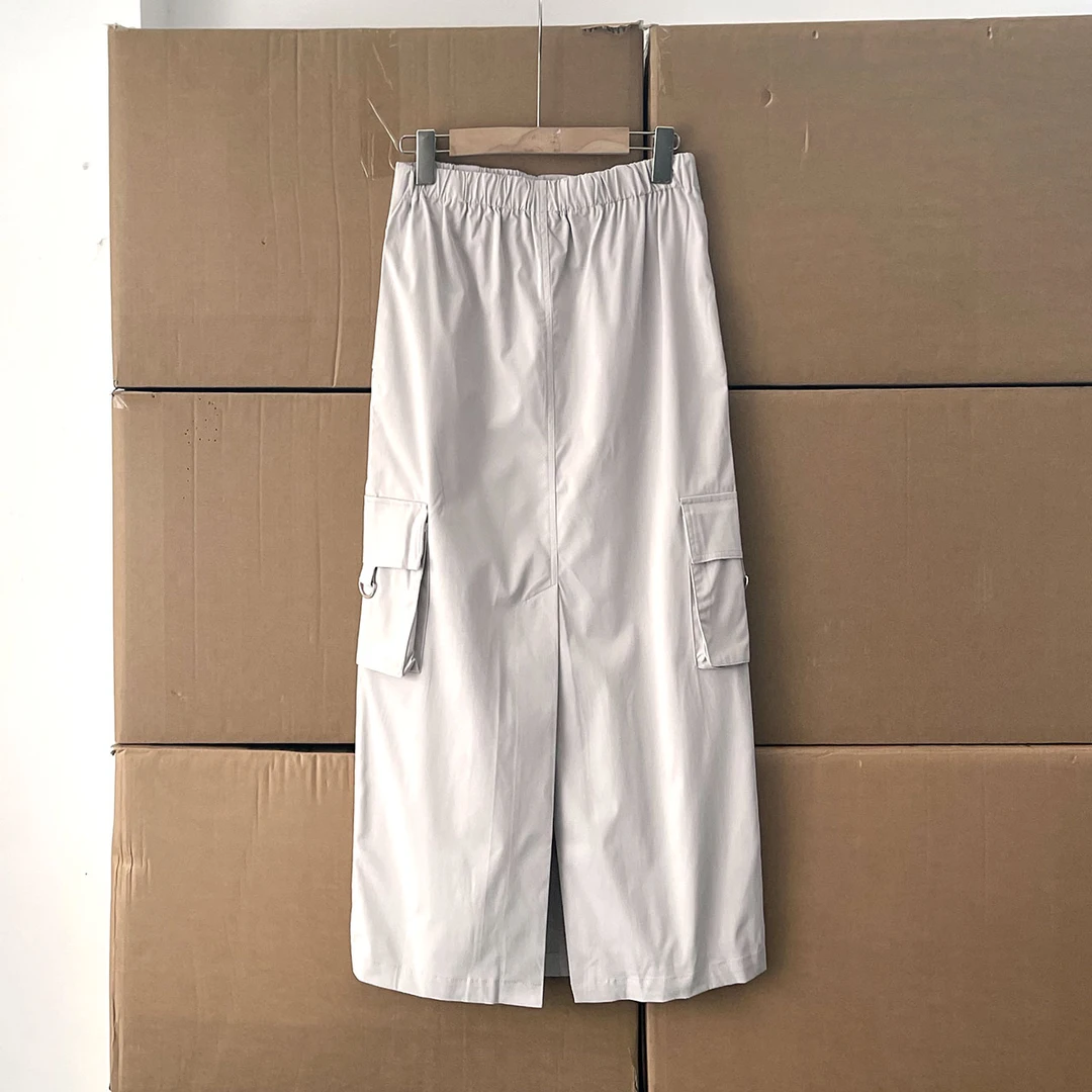 俄罗斯订单！！春夏新款一步裙 机能凉感速干防晒裙工装风半身裙子