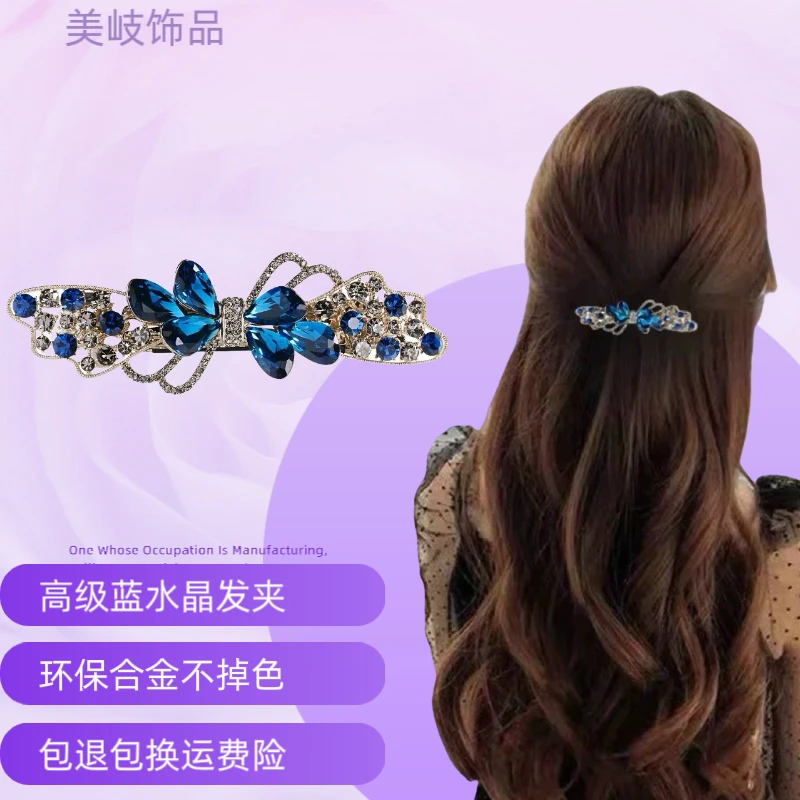 女复古/宫廷原创设计顶夹发夹妈妈气质百搭发卡成人简约合金韩版