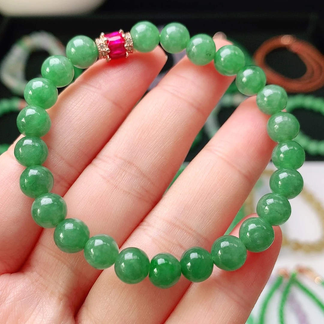 翡翠未镶嵌手链翡翠