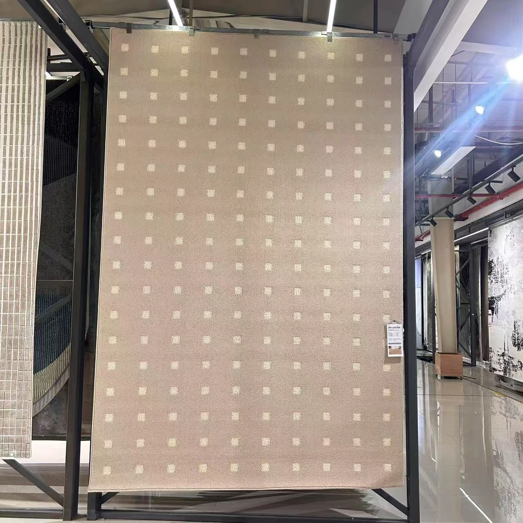 【春哥严选】棋盘格子（防水）意式极简家用客厅卧室奶油风轻奢地毯