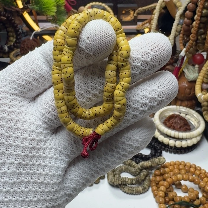 手串星月菩提2号车尺寸6原白大肠108