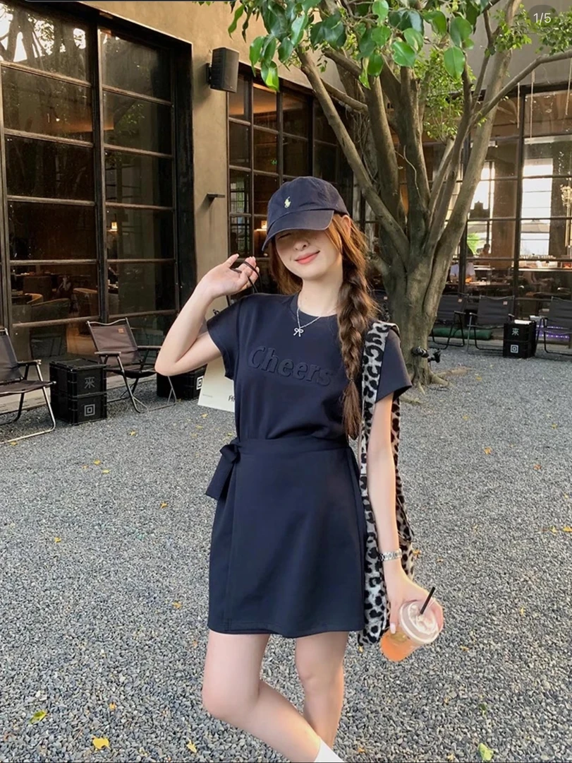 夏季新品大码女装胖MM减龄百搭显瘦裙子胖mm显瘦款6059/6066