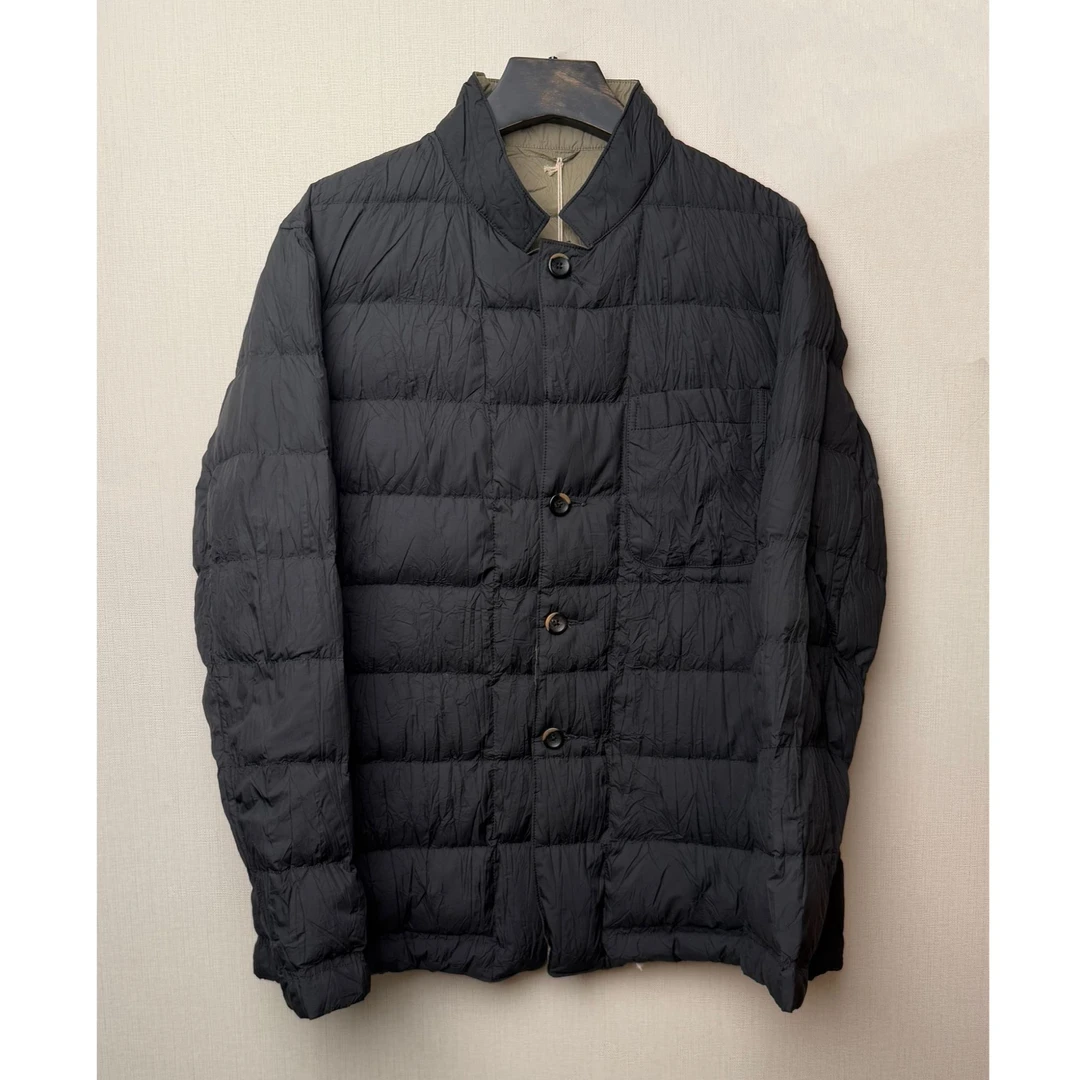 北纬三十度反季羽绒服男装立领保暖经典运动纯色外套59760